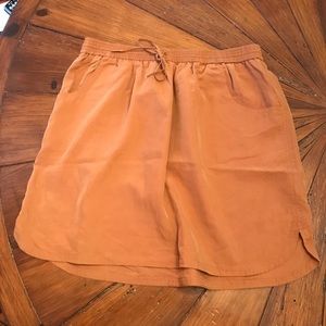 UO Tan elastic skirt